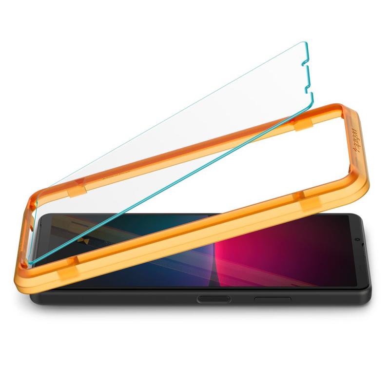 Spigen Glas Tr Alignmaster Slim X Pack Full Face Tempered Sony