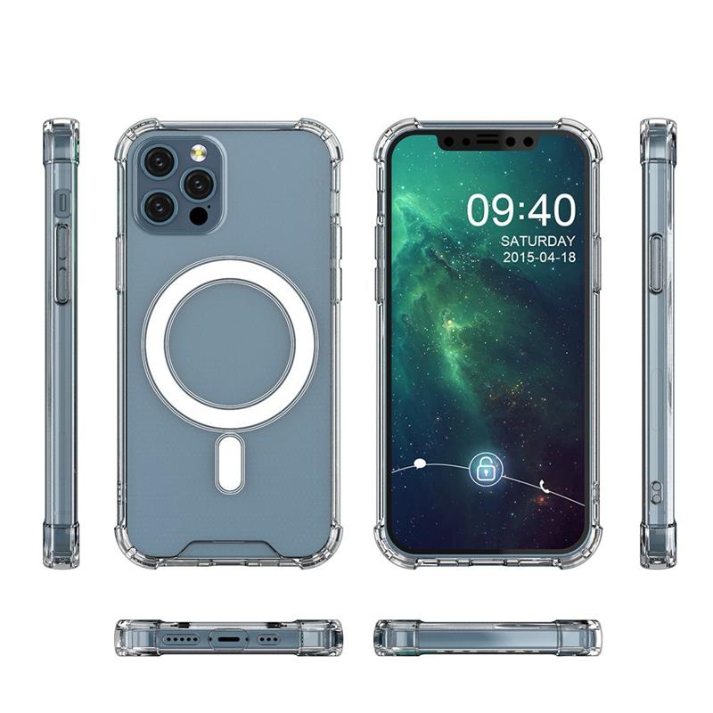 Clear Magnetic MagSafe Case (iPhone 12 Pro Max) clear