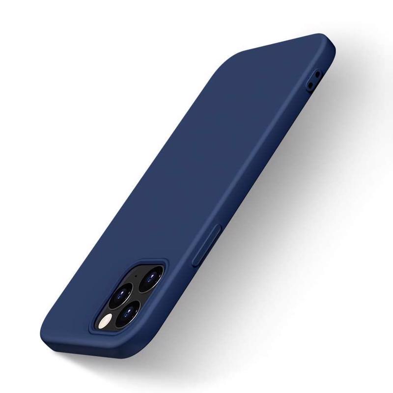 Silicone Soft Case Back Cover (iPhone 12 Mini) blue