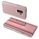 Clear View Case Book Cover (Samsung Galaxy S23 Ultra) rose gold