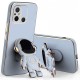 Astronaut 3D Silicone Back Cover Case (Xiaomi Redmi 12C) blue