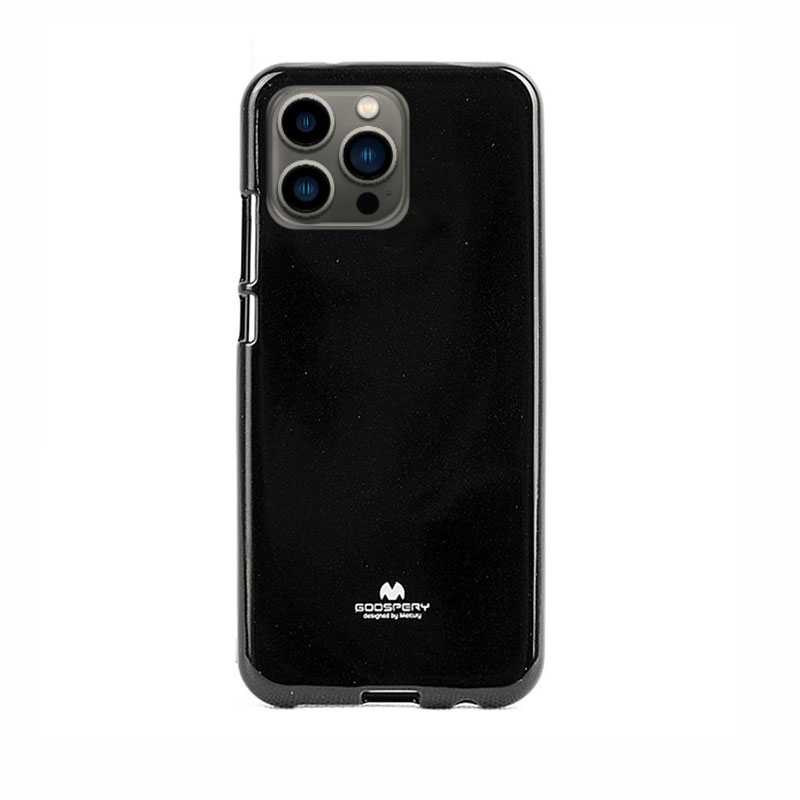 Goospery Jelly Case Back Cover (iPhone 14 Pro Max) black