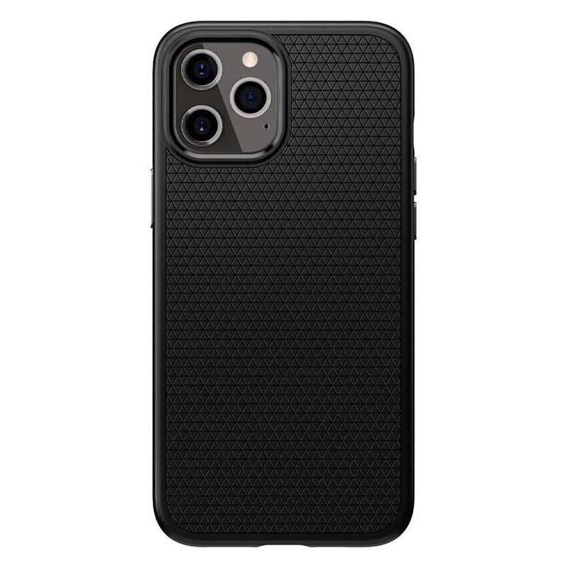 Spigen® Liquid Air™ ACS01701 Case (iPhone 12 / 12 Pro) matte black