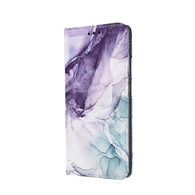 Smart Trendy Book Marble Case (Samsung Galaxy A22 5G) purple-green 5