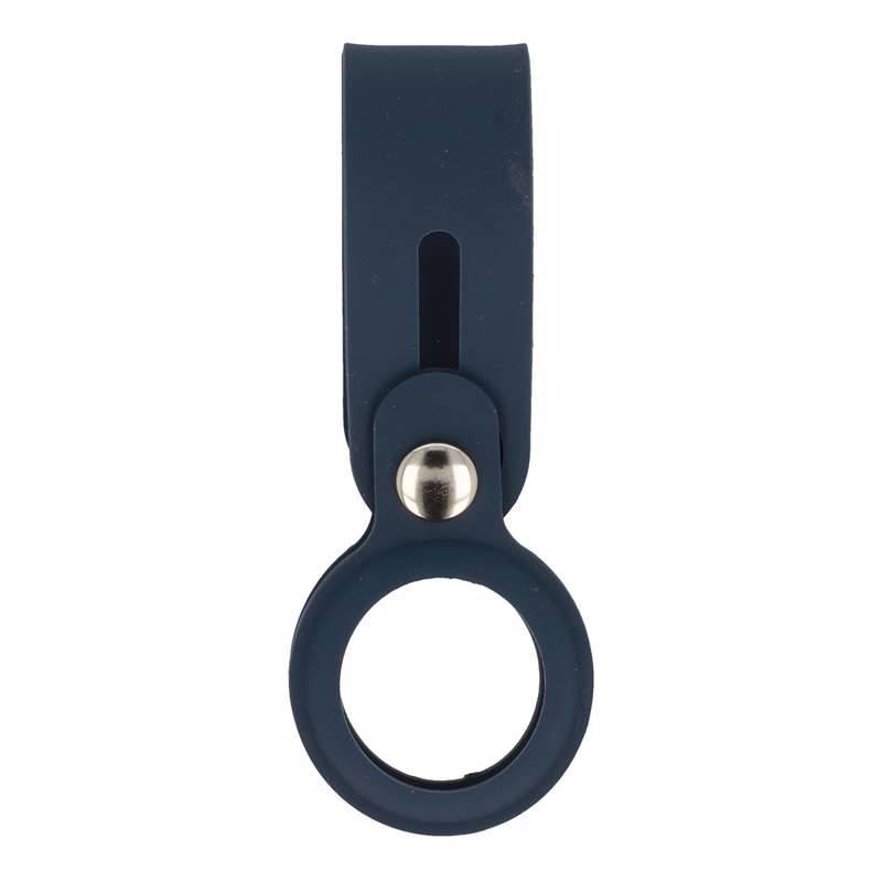 Silicone Slide Keychain Loop Case (Apple Airtag) blue