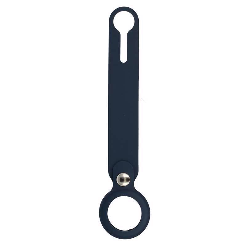 Silicone Slide Keychain Loop Case (Apple Airtag) blue