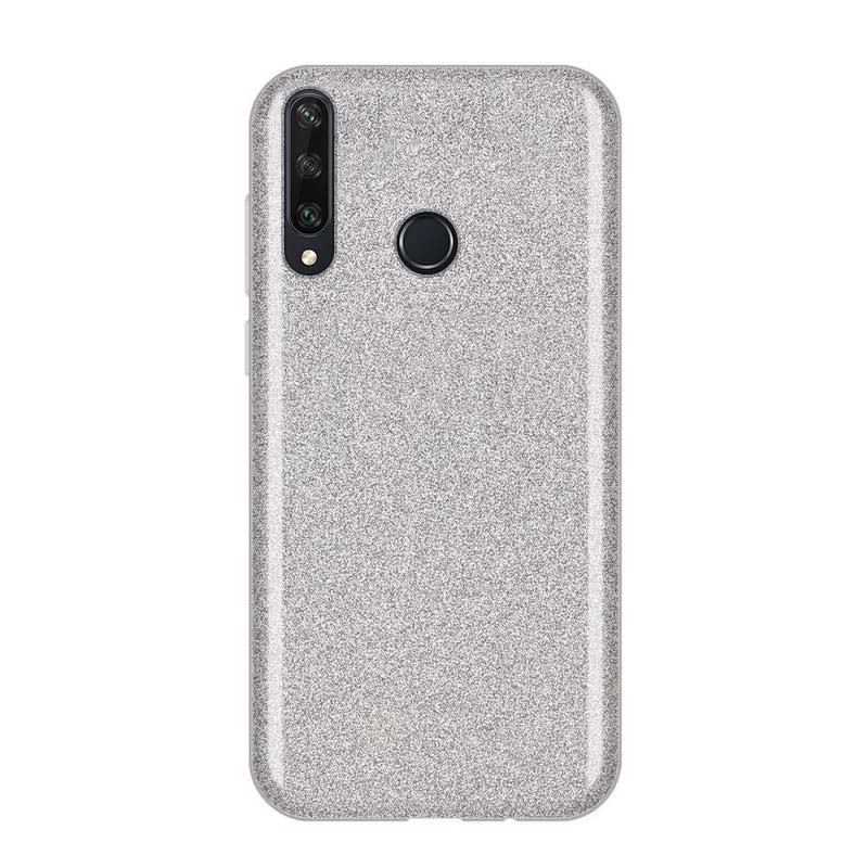 Glitter Shine Case Back Cover (Huawei Y6p) silver