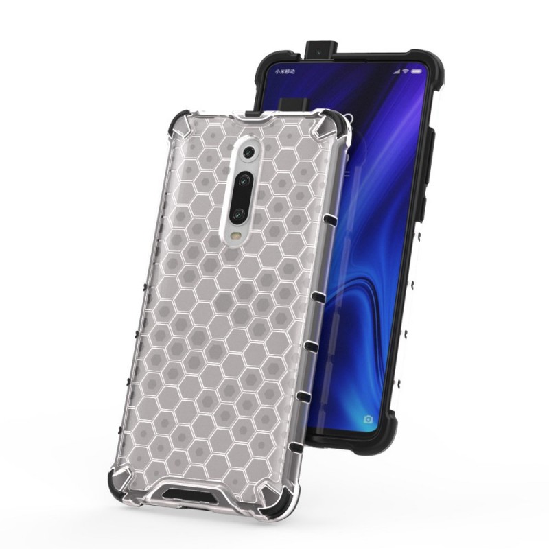 Honeycomb Armor Shell Case (Xiaomi Mi 9T / Mi 9T Pro) clear