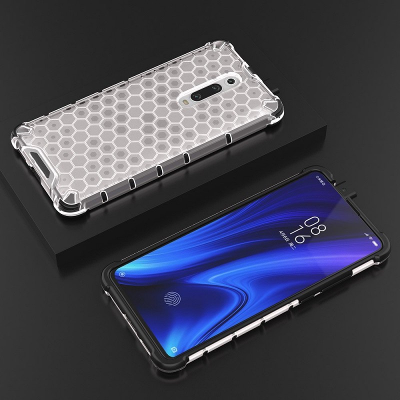 Honeycomb Armor Shell Case (Xiaomi Mi 9T / Mi 9T Pro) clear
