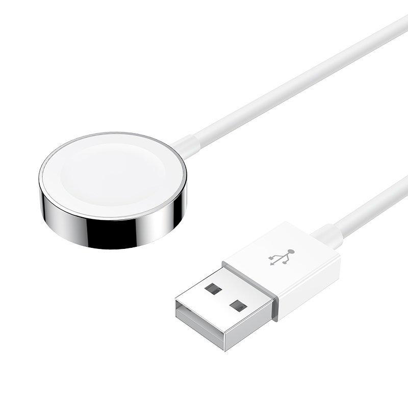 Joyroom Μαγνητική Βάση Ασύρματης Φόρτισης USB 1.2m (Apple Watch) white (S-IW001S)