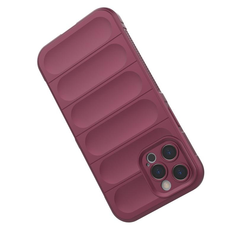 Silky Shield Back Cover Case (iPhone 13 Pro) burgundy