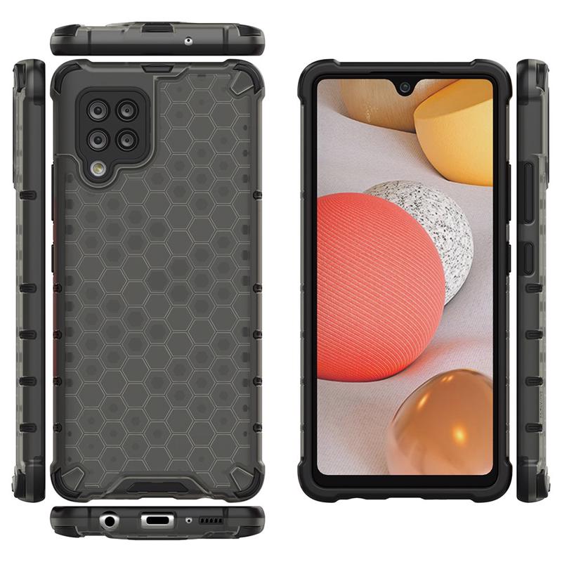 Honeycomb Armor Shell Case (Samsung Galaxy A42 5G) black
