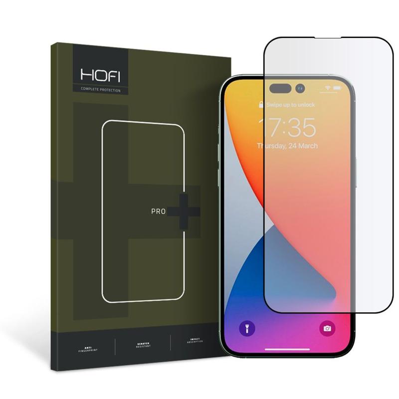Hofi Tempered Glass Pro+ 9H (iPhone 14 Pro Max) black