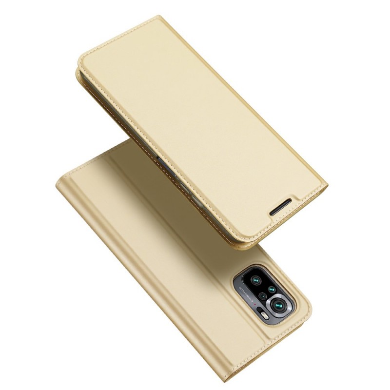 DUX DUCIS Skin Pro Book Cover (Xiaomi Redmi Note 10 / 10S) gold