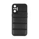 Puffer Eco Leather Back Cover Case (Xiaomi Redmi Note 10 Pro) design 2 black