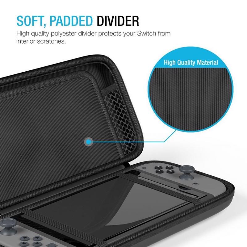 Tech-Protect HardPouch Case (Nintendo Switch / Switch OLED) black