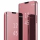 Clear View Case Book Cover (Huawei Y5 2018) rose gold
