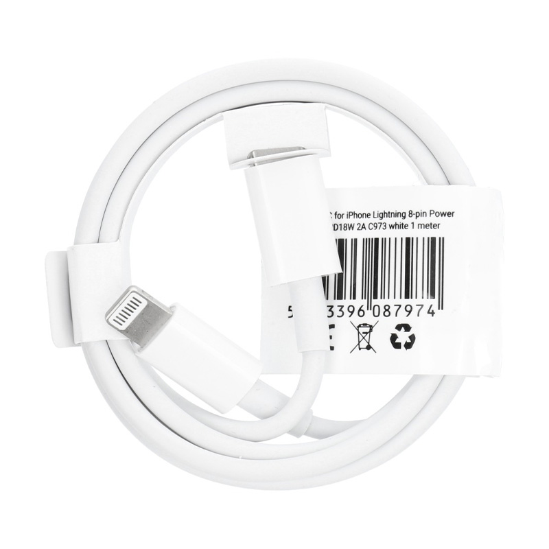 Data Cable Type-C / Lightning PD18W 2A C973 (white) 2m