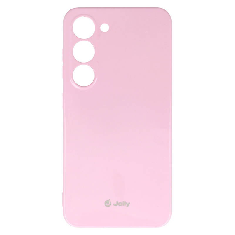 Silicone Jelly Back Case (Samsung Galaxy S23) light-Pink