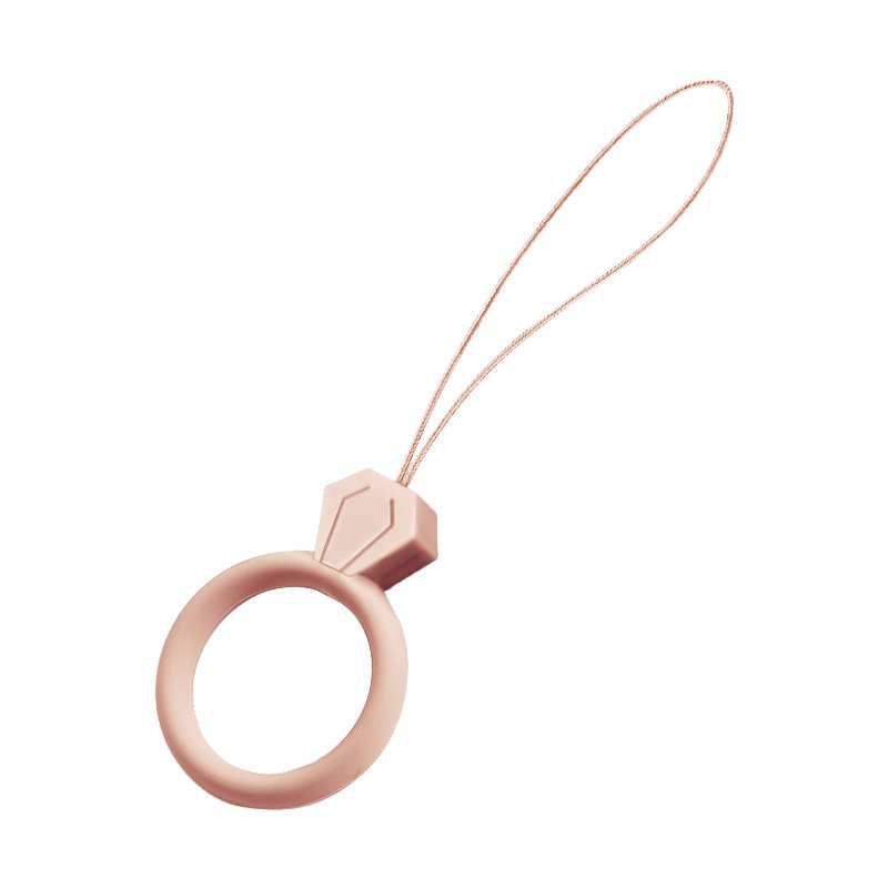 Λουράκι θήκης Smartphone Diamond Ring Finger (pink)