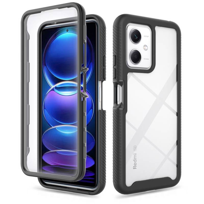 Tech-Protect Defense 360 Case + Glass (Xiaomi Poco X5 5G / Redmi Note 12 5G) black