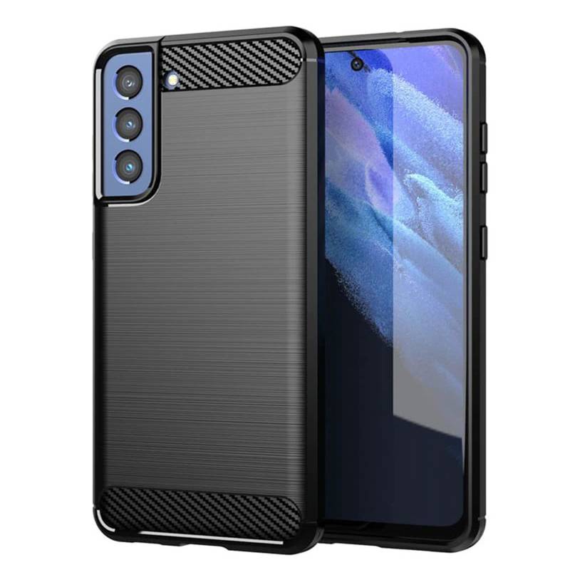 Carbon Case Back Cover (Samsung Galaxy S21 FE) black