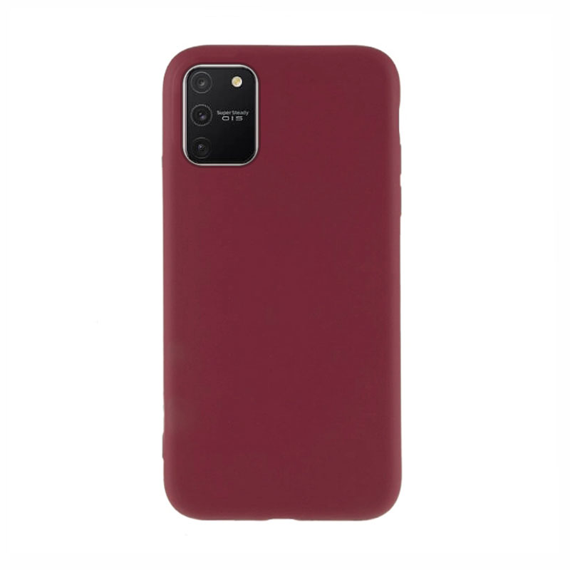 Soft Matt Case Back Cover (Samsung Galaxy S10 Lite) burgundy