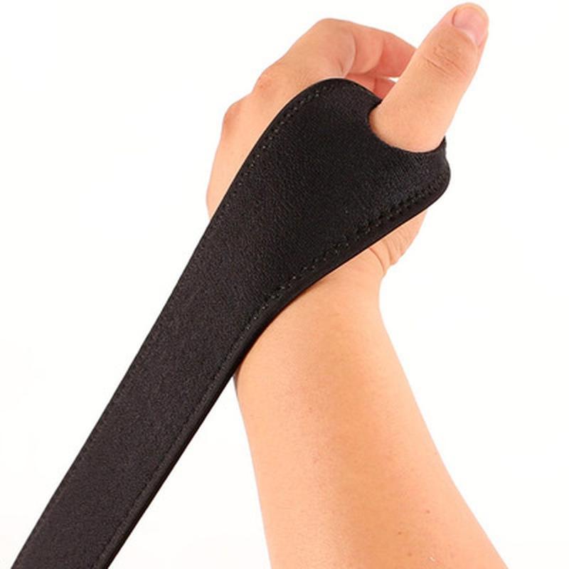 Νάρθηκας Περικάρπιου Velcro με Αντίχειρα & Δέσιμο (Αμφιδέξιο) black