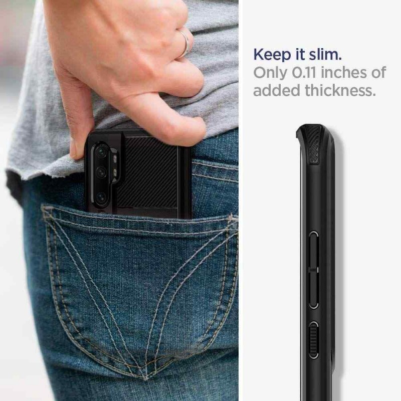 Spigen® Rugged Armor™ ACS00603 Case (Xiaomi Mi Note 10 / 10 Pro) matte black