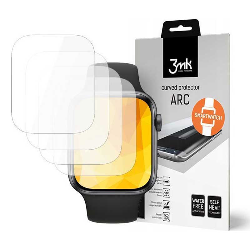 3MK ARC SE Fullscreen Protection (Apple Watch 4 / 5 / 6 / SE) (44mm) 3pcs set