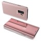 Clear View Case Book Cover (Samsung Galaxy S22 Ultra) rose gold