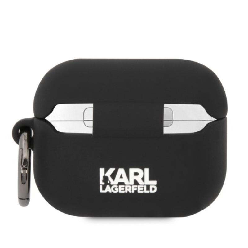 Karl Lagerfeld® 3D NFT Karl Silicone Case (Apple Airpods Pro) black