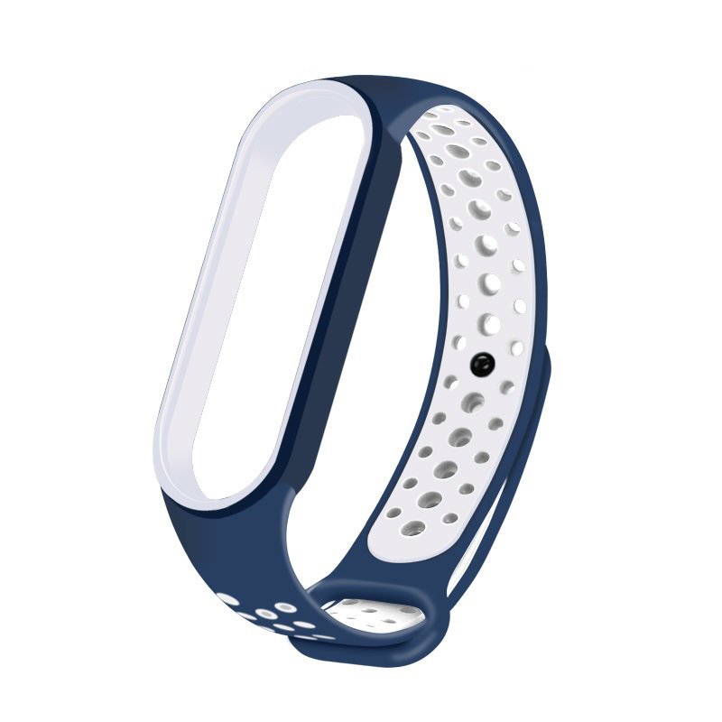 Λουράκι Σιλικόνης Dots (Xiaomi Mi Band 5 / 6) navy-white