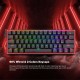 Redragon μηχανικό πληκτρολόγιο 60% K616 Fizz RGB Pro (black)*