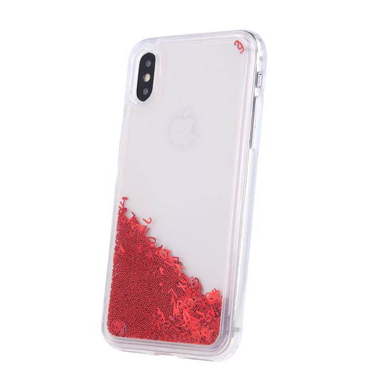Liquid Letters Armor Back Cover (Samsung Galaxy S8) red