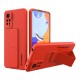 Wozinsky Kickstand Flexible Back Cover Case (Xiaomi Redmi Note 11 Pro 5G / 4G) red