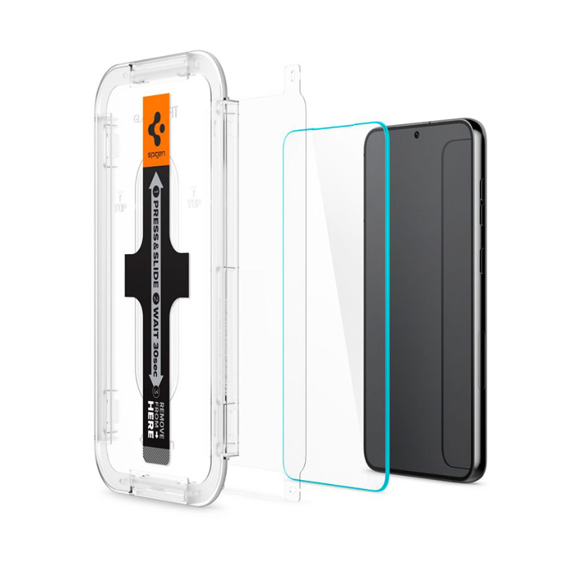 Spigen® GLAS.tR™ Ez Fit (x2Pack) Tempered Glass (Samsung Galaxy S23) clear