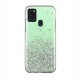 Wozinsky Star Glitter Shining Armor Back Cover (Samsung Galaxy A21S) green