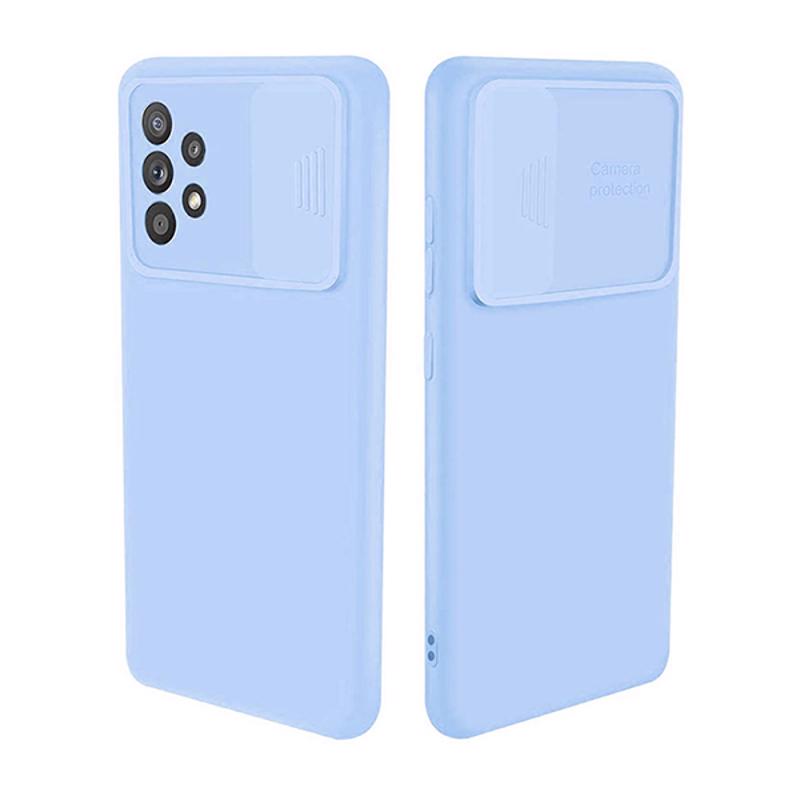 Nexeri Cam Slider Case Back Cover (Samsung Galaxy A72) light blue
