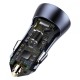 Baseus Golden Contactor Pro Car Charger USB + Type-C QC PD 40W 3A (CCJD-0G) grey