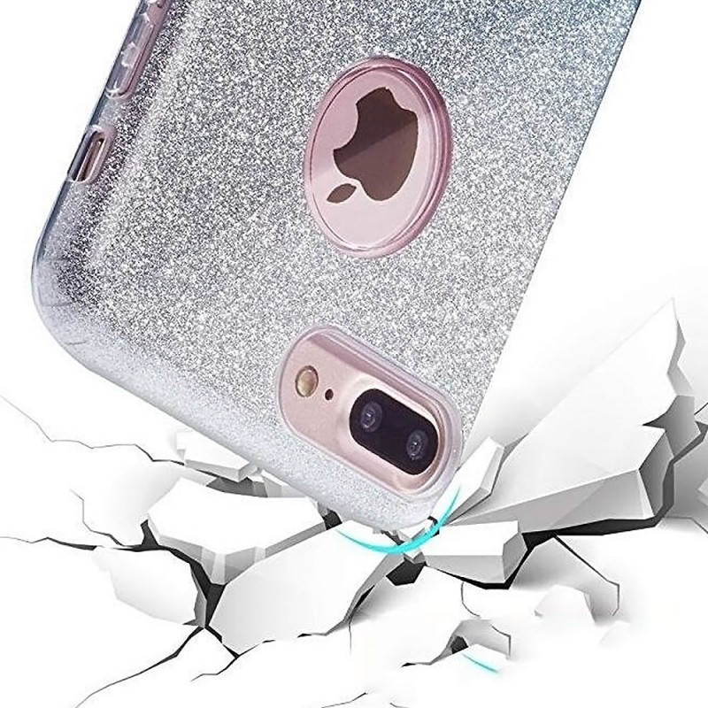 Wozinsky Glitter Case Back Cover (Samsung Galaxy J6 Plus 2018) silver