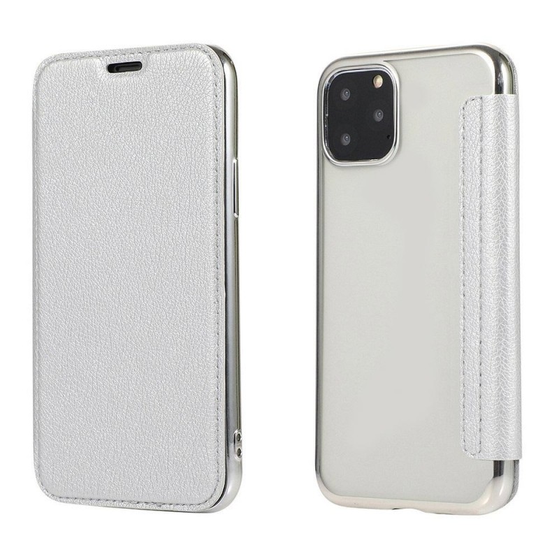 Electro Book Case (Samsung Galaxy A40) silver