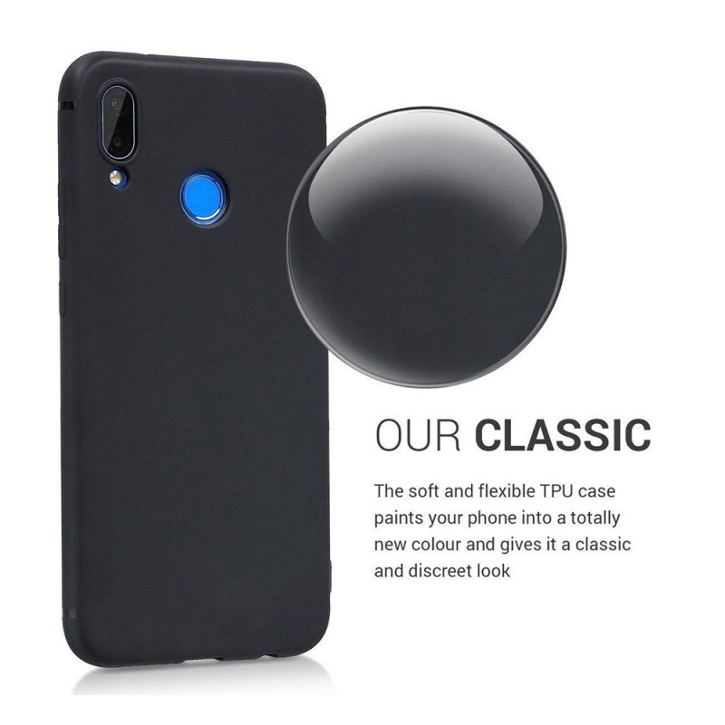 Soft Matt Case Back Cover (Huawei Honor 10 Lite) black