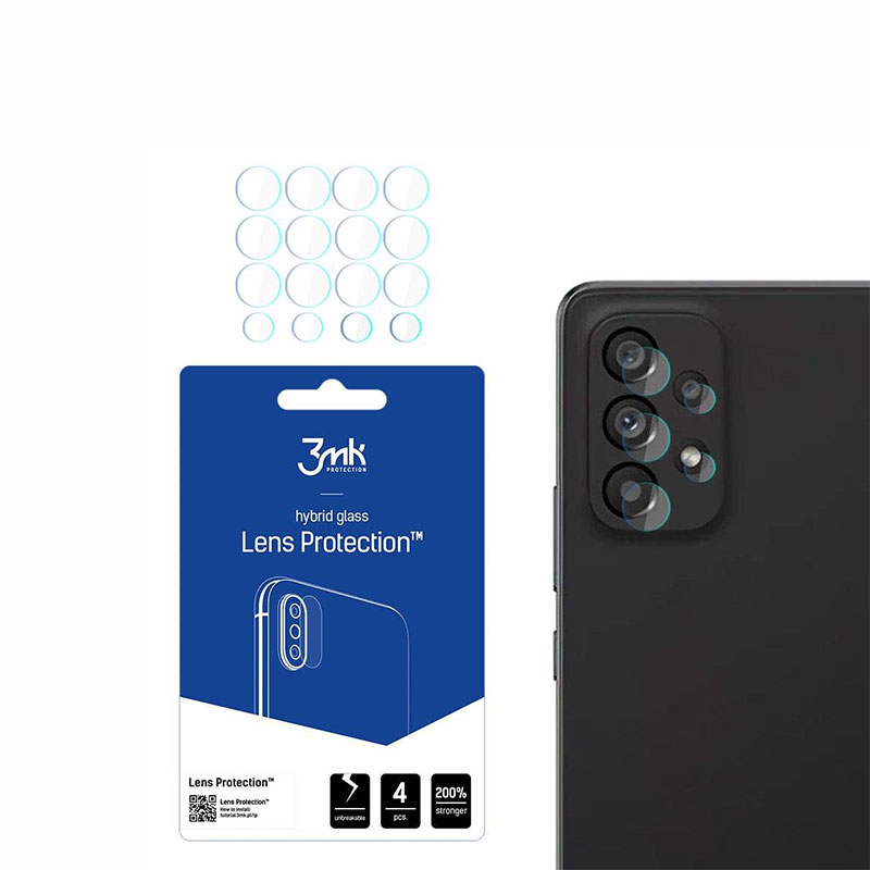 3MK Flexible Camera Lens Protector (Samsung Galaxy A23) 4pcs set