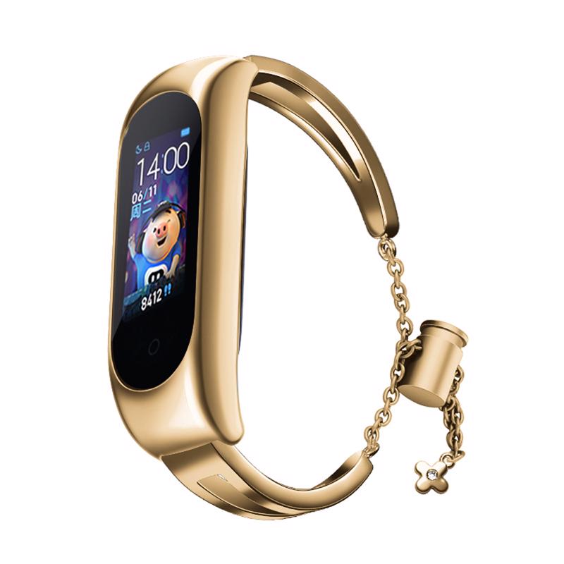 Μetal Elegant Bracelet (Xiaomi Mi Band 6 / 5 / 4 / 3) gold