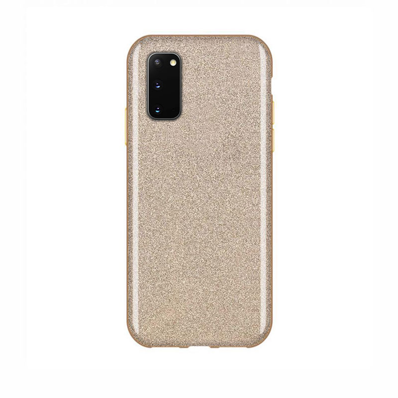 Glitter Shine Case Back Cover (Samsung Galaxy S20) gold