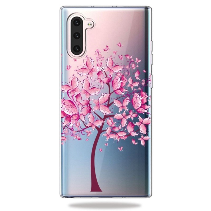 Cute Art Butterfly Tree Case Back Cover (Samsung Galaxy Note 10)