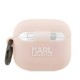 Karl Lagerfeld® 3D NFT Choupette Silicone Case (Apple Airpods 3) pink