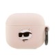 Karl Lagerfeld® 3D NFT Choupette Silicone Case (Apple Airpods 3) pink