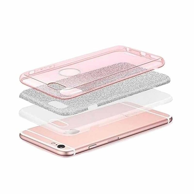 Wozinsky Glitter Case Back Cover (Samsung Galaxy A9 2018) silver